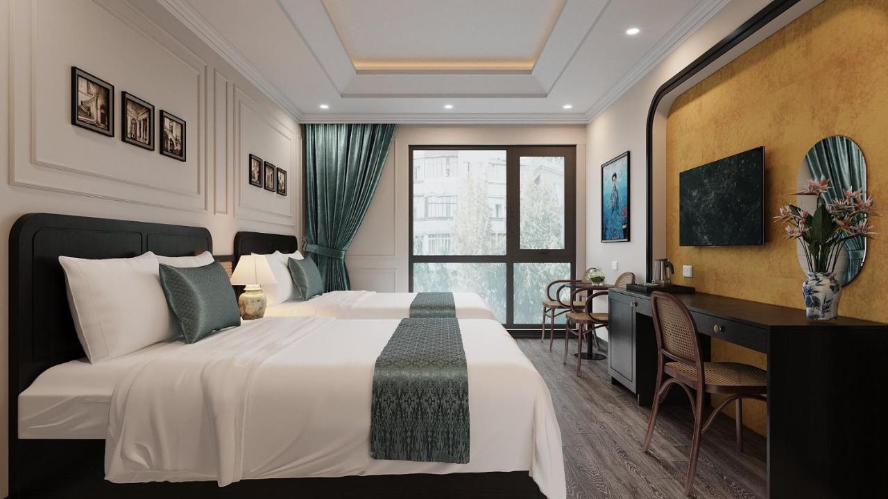 Dai Thuy Hotel Dong Khe Sau Bagian luar foto